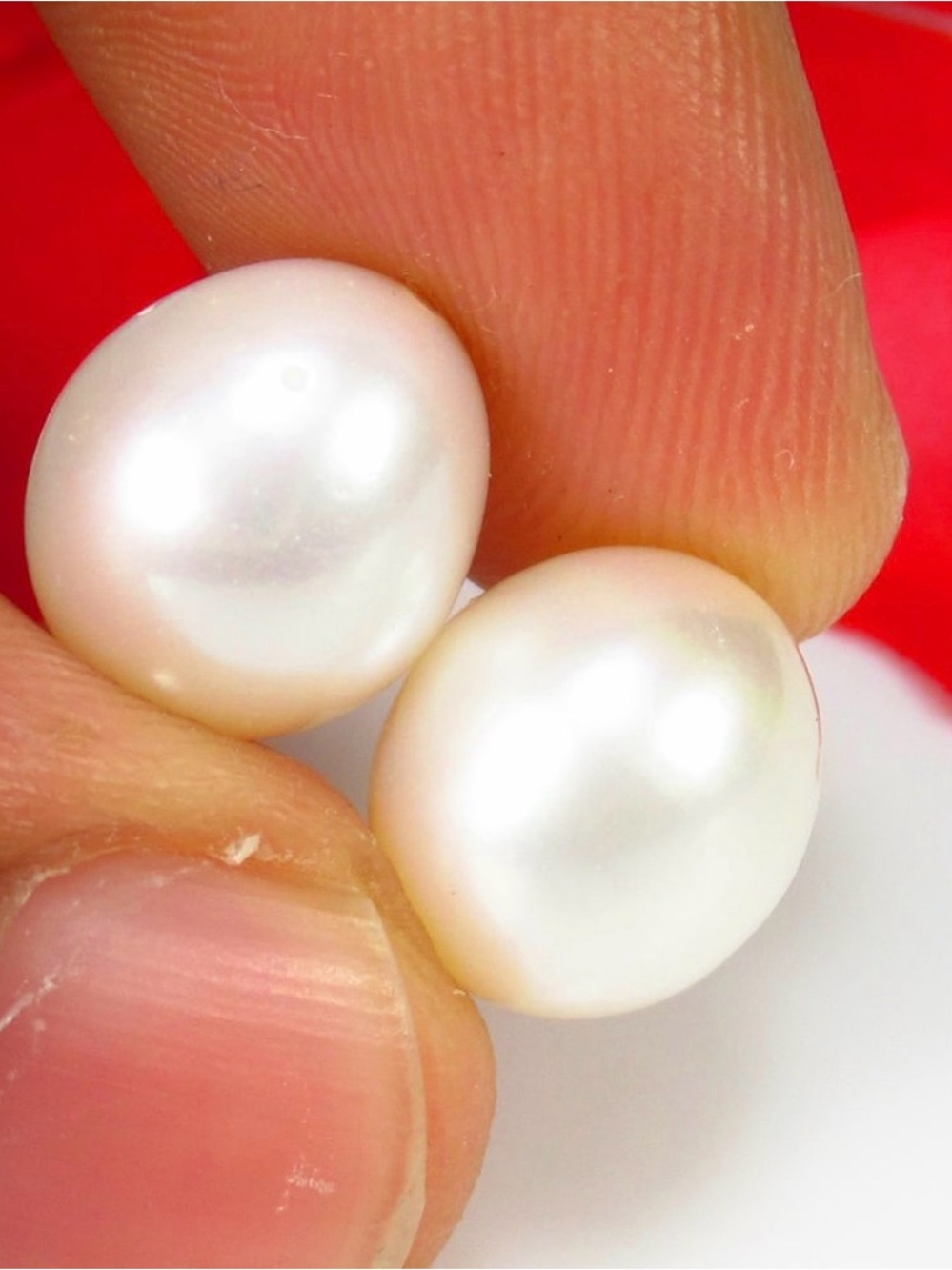 15.63 Ct Natural Fresh Water Pearl Egg Shaped Beads